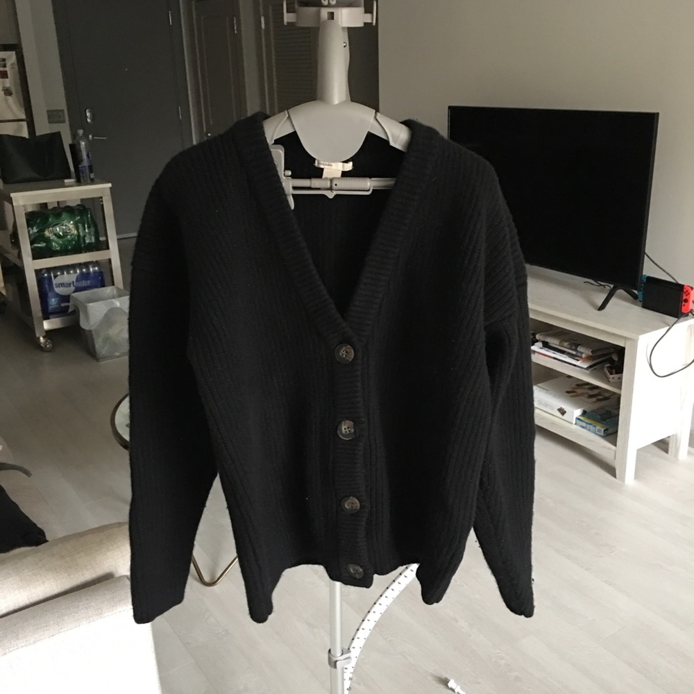 hm wool blend cardigan